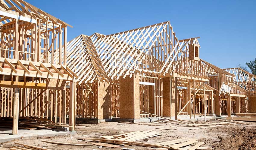 new home construction site