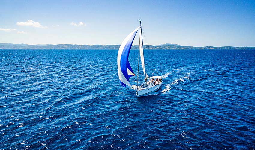 sailboat on the ocean